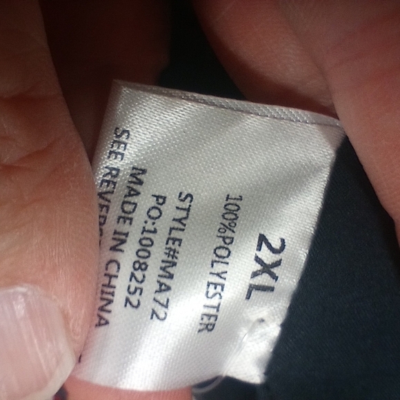 Pink Lily Women's Size 2XL Red Blue Tweed Skirt with Fringe, Lined, Back Zipper - Picture 6 of 7